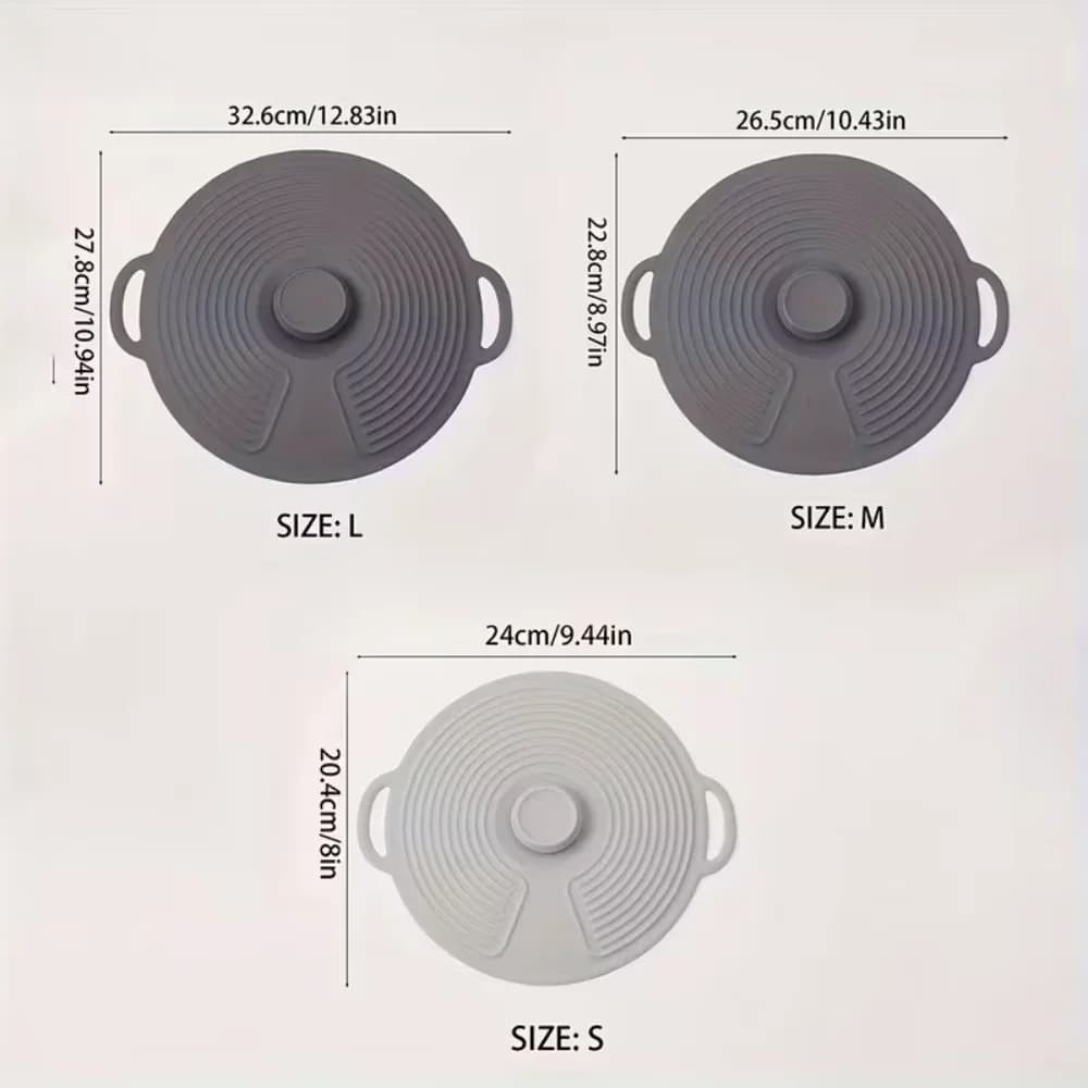 Coperchi in silicone per ciotole, paraschizzi per microonde, coperchi riutilizzabili resistenti al calore per ciotole, piatti, pentole, padelle e forno