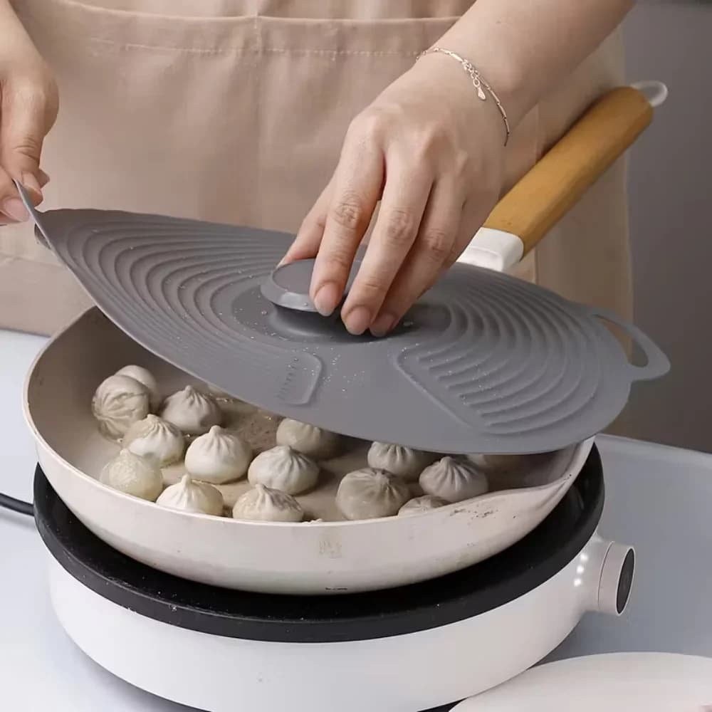 Coperchi in silicone per ciotole, paraschizzi per microonde, coperchi riutilizzabili resistenti al calore per ciotole, piatti, pentole, padelle e forno