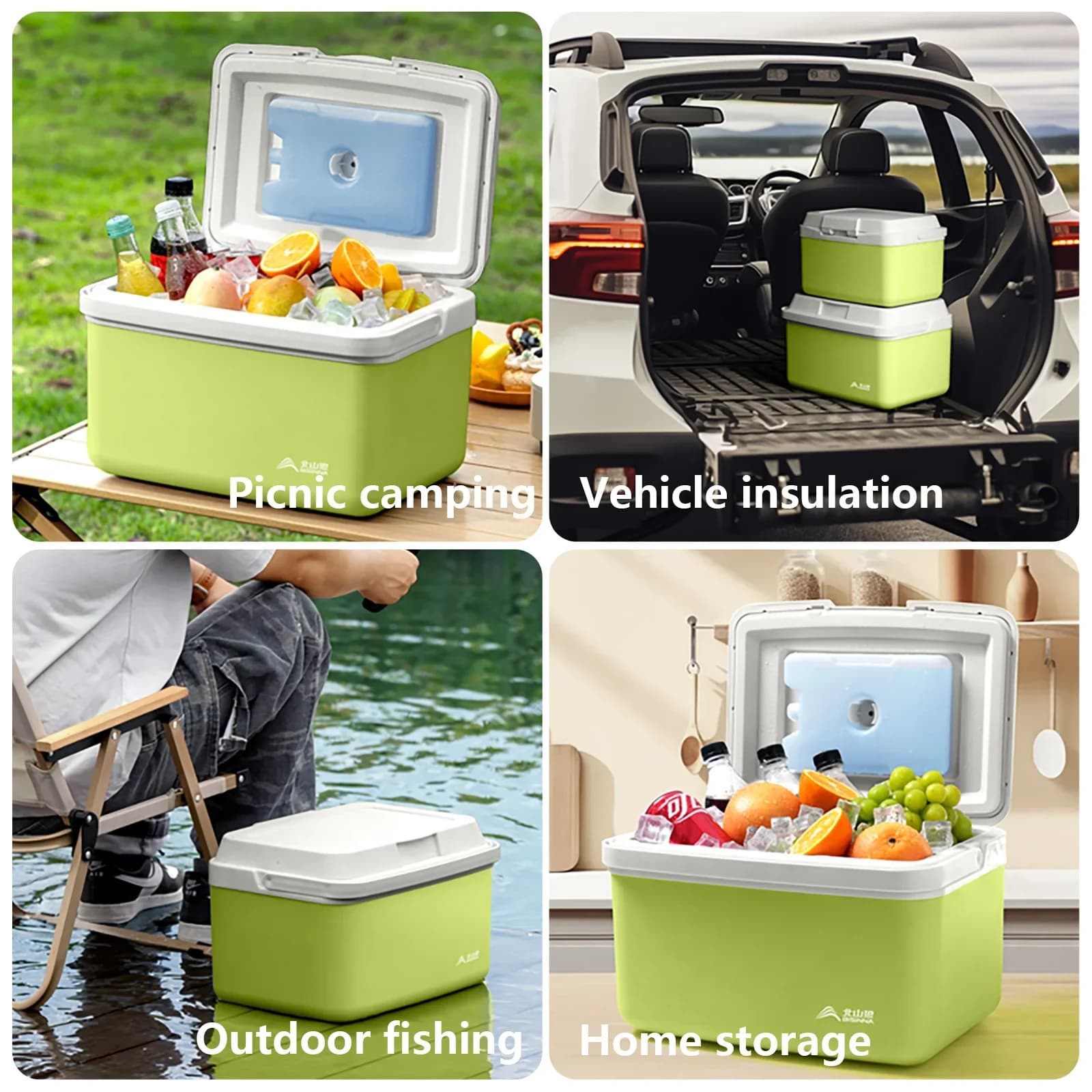 Ghiacciaia da Campeggio BISINNA 6L/9L/15L Borsa Frigo Portatile Rigida per Auto Pesca Spiaggia Picnic Barbecue