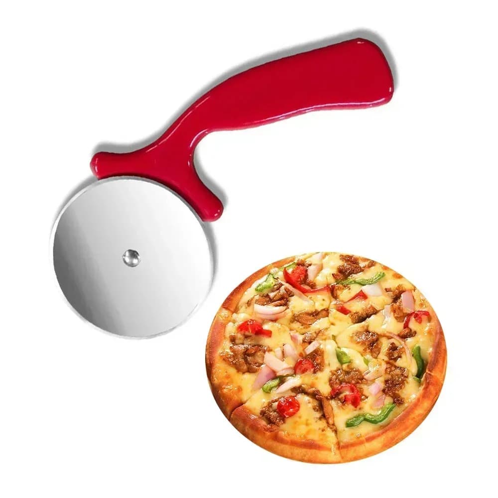 Rotella Tagliapizza in Acciaio Inox - Coltello per Pizza e Pasta