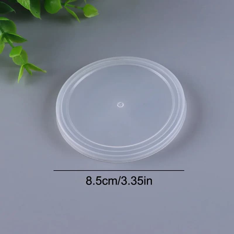 Set 5 coperchi trasparenti riutilizzabili per lattine in ABS