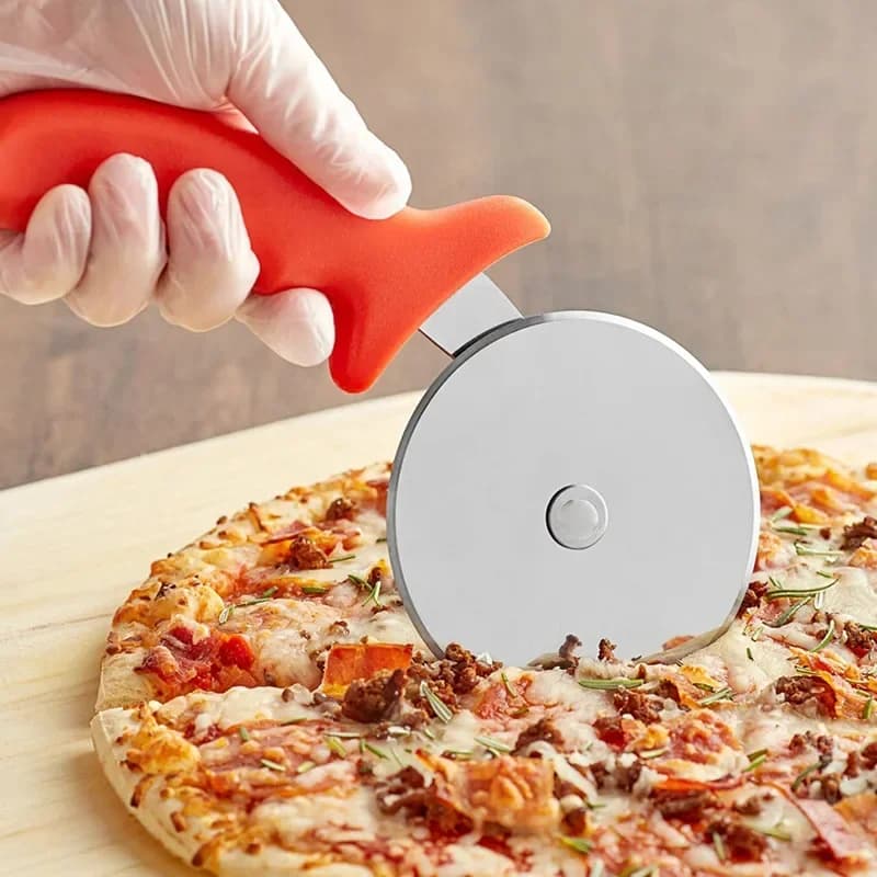 Rotella Tagliapizza in Acciaio Inox - Coltello per Pizza e Pasta