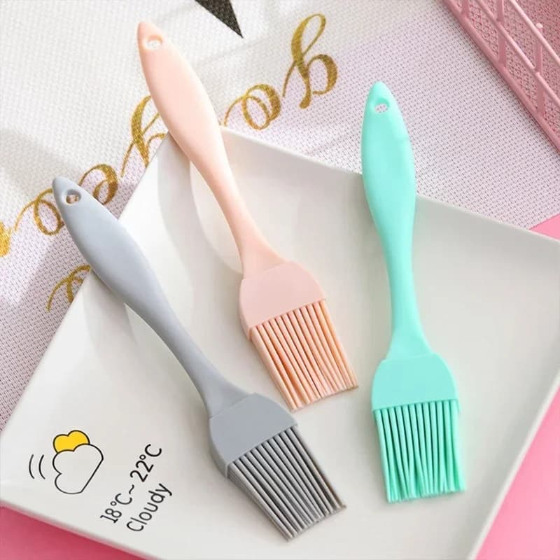 Pennello per olio in silicone alimentare per barbecue e cucina