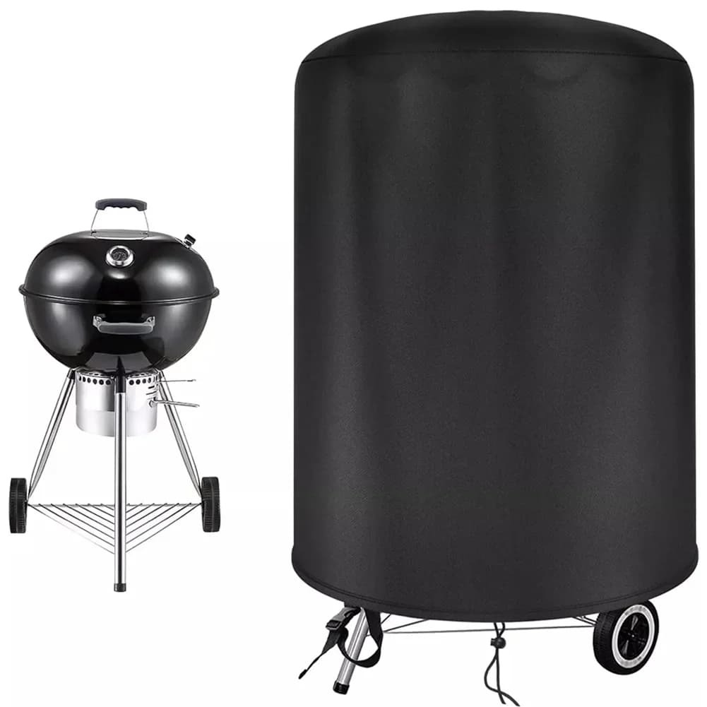 Telo di copertura Raweao per barbecue tondo Weber, telo impermeabile protettivo da esterno in tessuto Oxford 57 cm