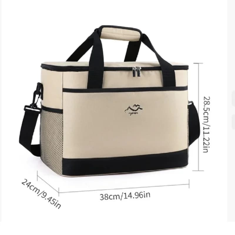 Borsa Termica Porta Pranzo a Tracolla - Borsa Frigo Salva-Freschezza per Picnic e Outdoor