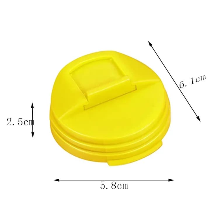 Set da 3/6 coperchi salvafreschezza per lattine riutilizzabili in plastica