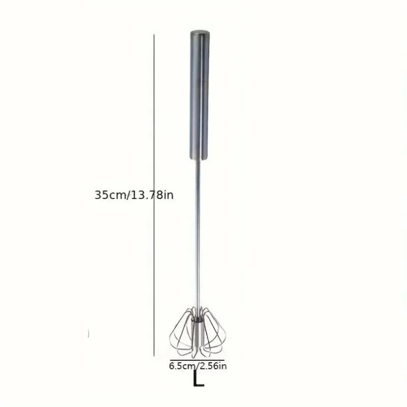 Frusta da cucina semiautomatica in acciaio inox per uova e panna