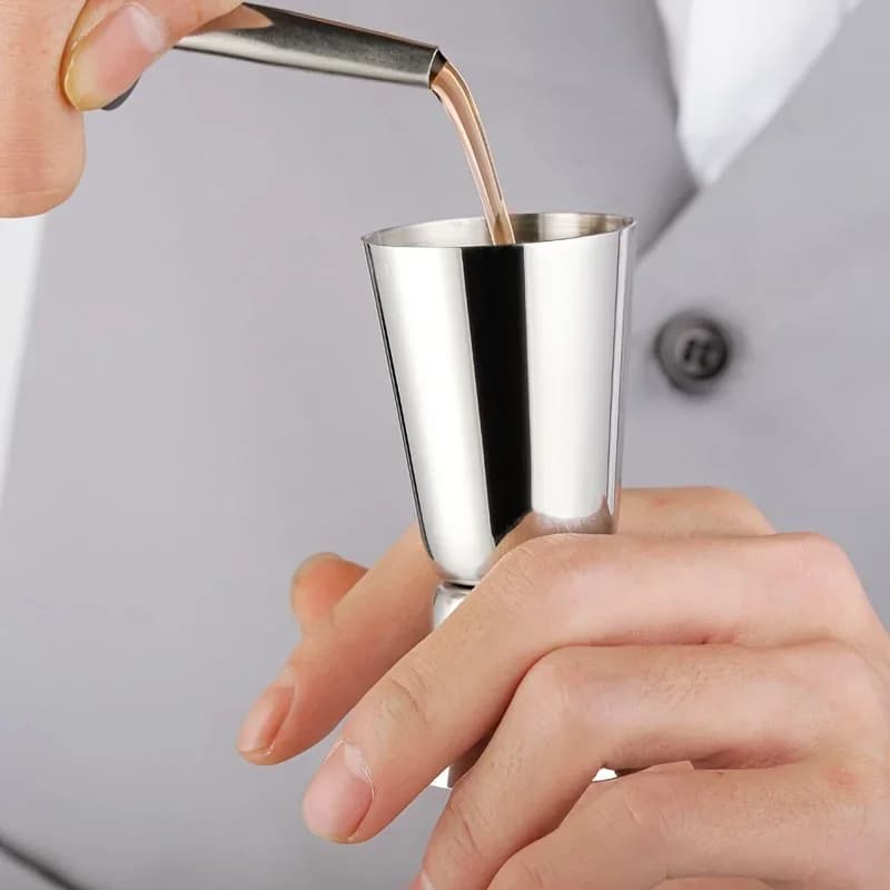 Dosatore Jigger per Cocktail in Acciaio Inox Misurino Doppio per Bar e Feste