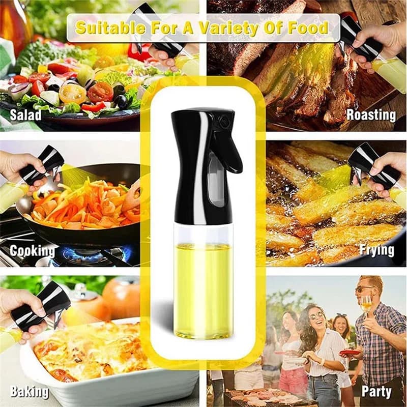 Spruzzatore per Olio da Cucina 100/200/300/500 ml per Friggitrice ad Aria