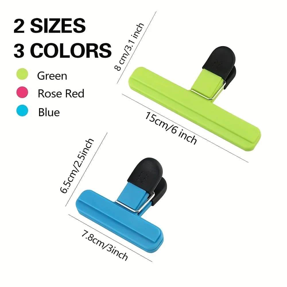 Clip Sigillanti per Sacchetti Salva Freschezza Multiuso Resistenti
