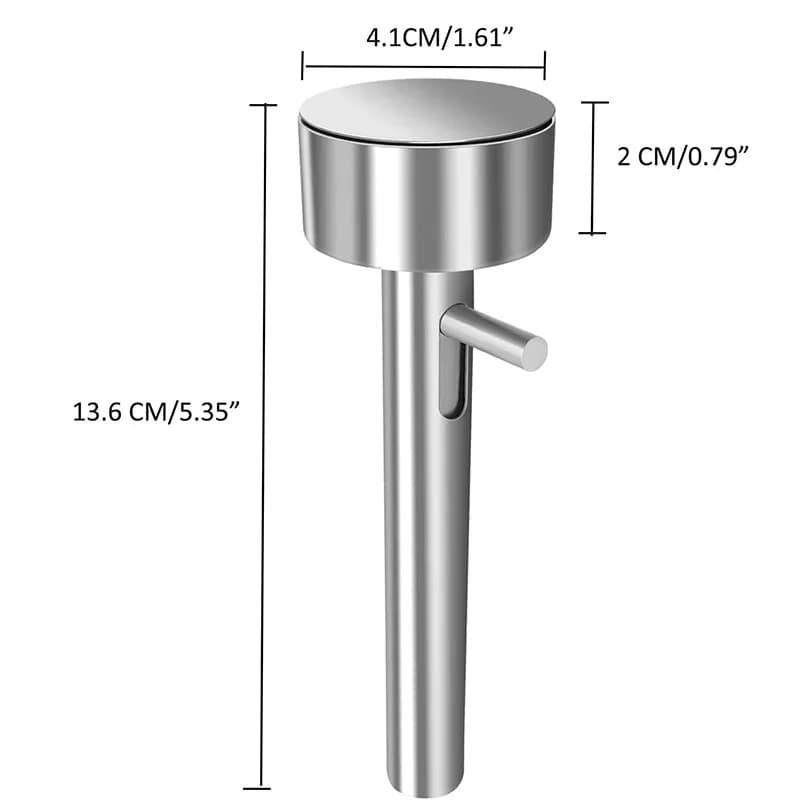 Porzionatore per Falafel e Polpette in Acciaio Inox Stampo Professionale Antiaderente