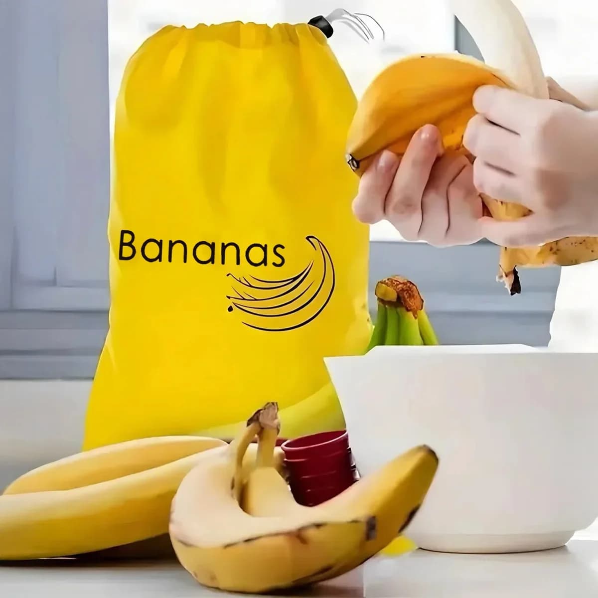 Sacchetti Salva Freschezza per Banane e Verdure con Foglio di Alluminio (1/2/3/5 pz)