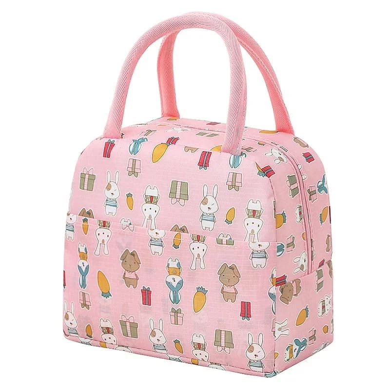 Borsa Termica Colorata per il Pranzo ad Alta Capacità, Borsa Bento Ispessita con Foglio di Alluminio