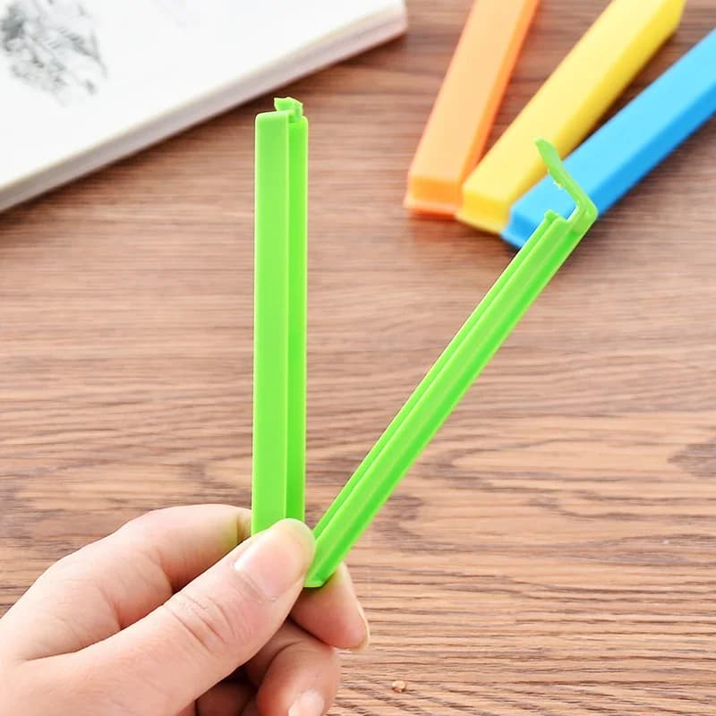 Clip Sigillanti Colorate per Sacchetti da 5-30 pz, Mollette Salva-Freschezza Antiumidità Riutilizzabili per Cucina