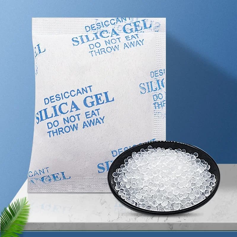 Bustine Gel di Silice Essiccante Non Tossico 2/5/10/20/30g Sacchetti Deumidificanti Assorbiumidità per Casa e Cucina