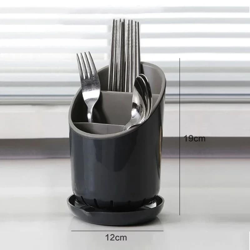 Scolaposate da cucina in plastica con vassoio di scolo