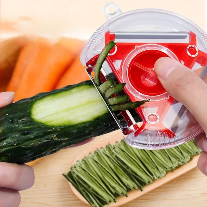 Set pelapatate Trio Magic 3 in 1 - Sbucciatore, affettaverdure e julienne