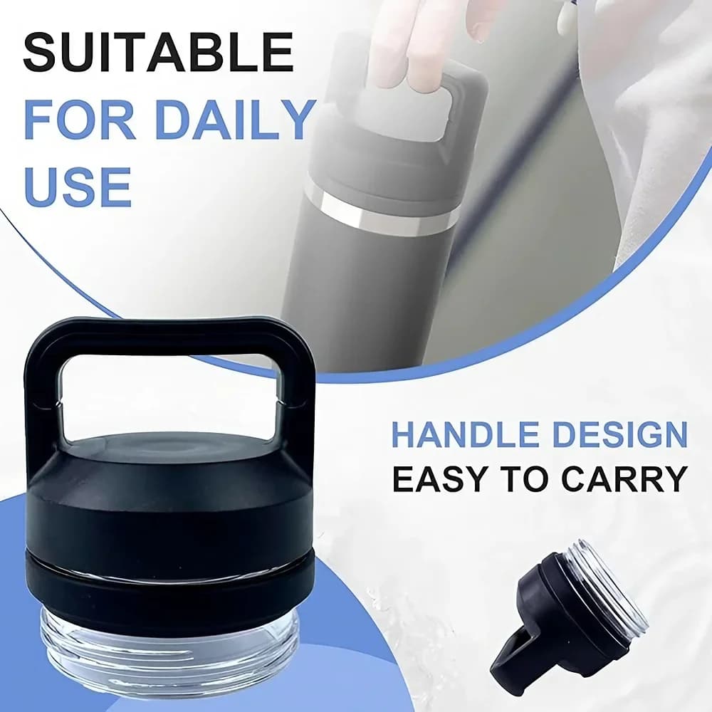 1/2/3 pz Coperchio di Ricambio Rambler Chug, Compatibile con Modelli YT 18oz, 26oz, 36oz, 64oz