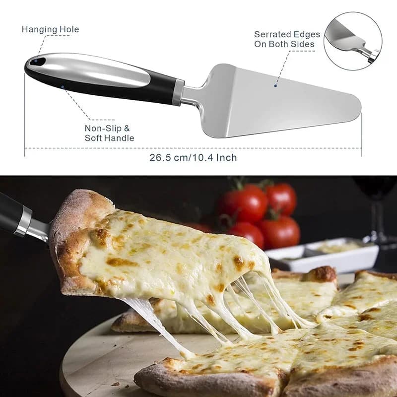 Rotella Tagliapizza Professionale in Acciaio Inox Utensile Taglia Pizza e Pasta da Cucina