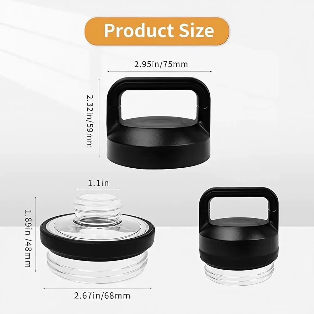 1/2/3 pz Coperchio di Ricambio Rambler Chug, Compatibile con Modelli YT 18oz, 26oz, 36oz, 64oz