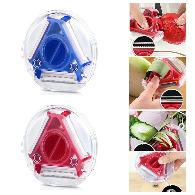 Set pelapatate Trio Magic 3 in 1 - Sbucciatore, affettaverdure e julienne