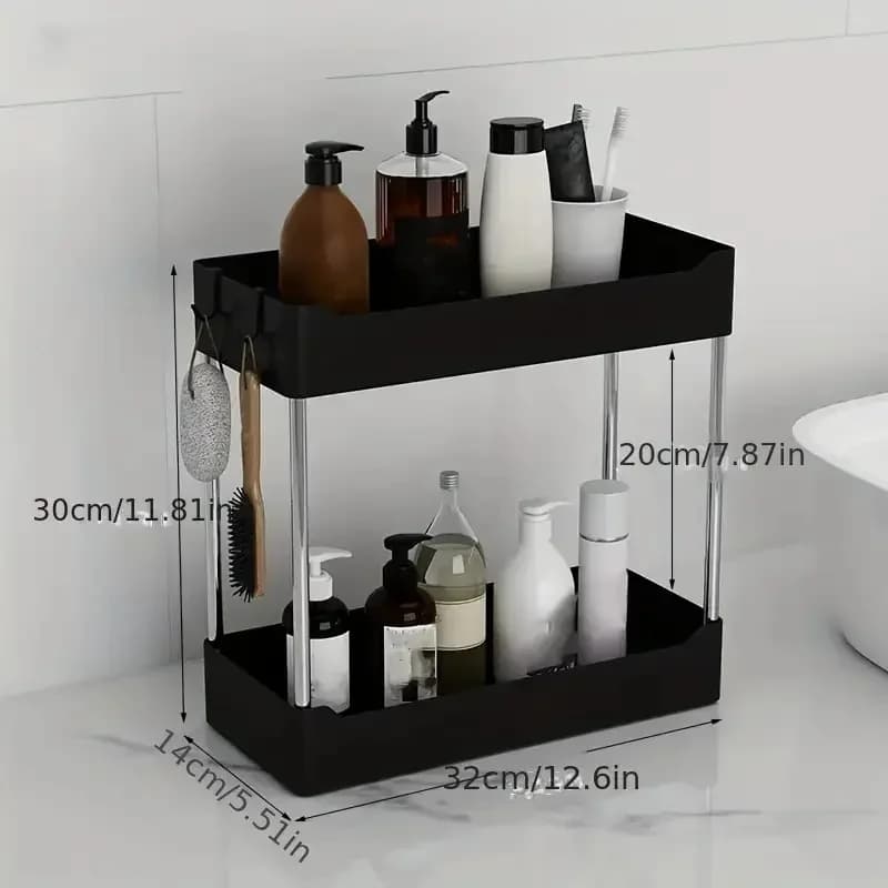 Portaspezie da Piano Cucina Multifunzione - Organizer Angolare Multistrato per Spezie e Utensili