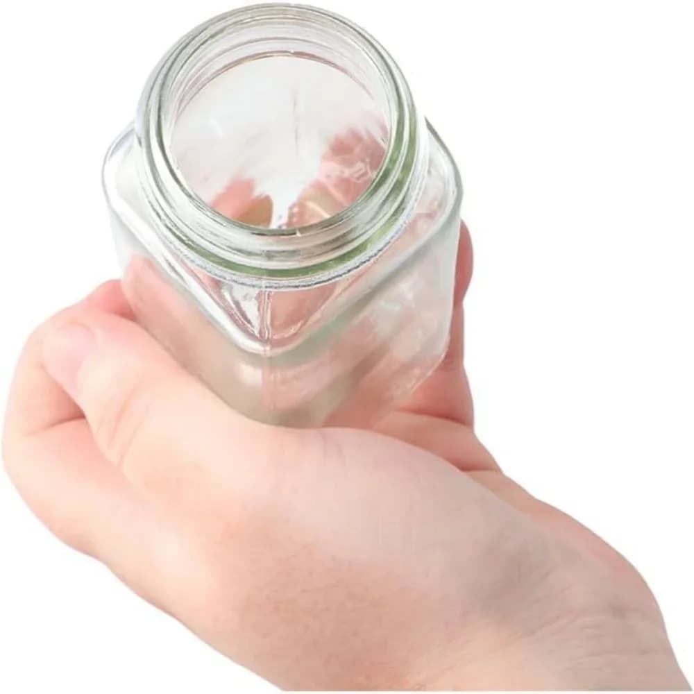 Set Barattoli per Spezie in Vetro (6/12/24 pz) con Coperchi in Bambù o Metallo, Etichette e Imbuto