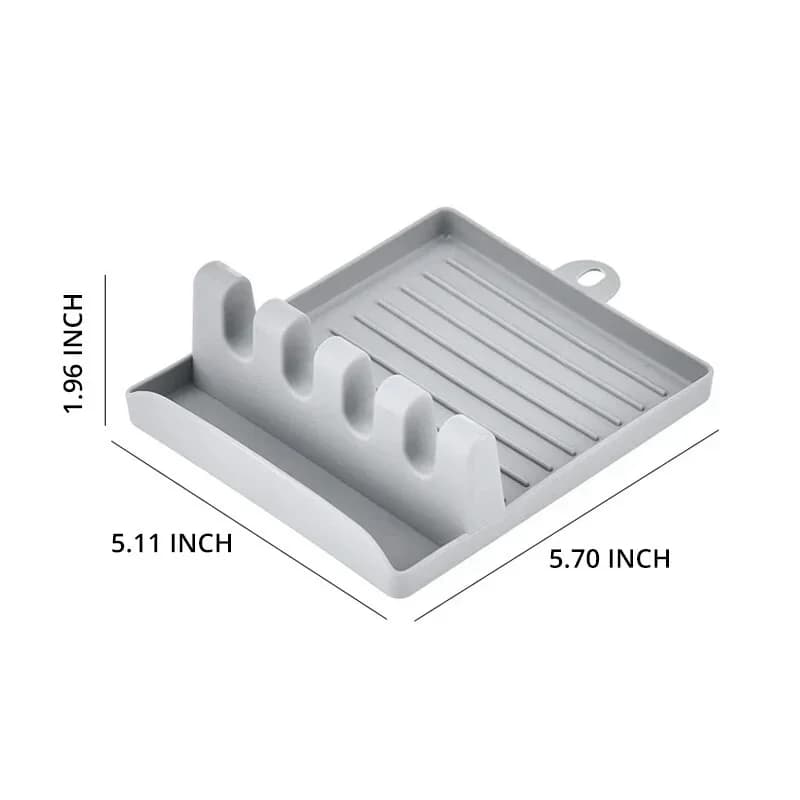 [Bestseller] Poggiamestolo e Supporto per Coperchi da Piano Cucina - Organizer per Spatole e Posate