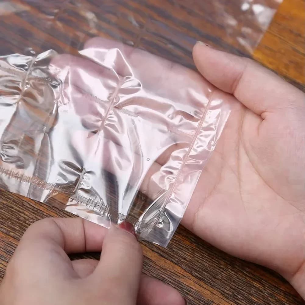 Sacchetti Monouso per Cubetti di Ghiaccio Autosigillanti (10-100 pz)