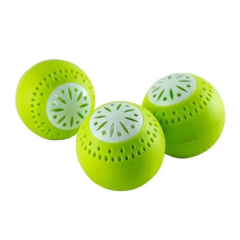 Set da 3 Deodoranti per Frigorifero, Sfere Assorbi-Odori con Carboni Attivi per la Casa