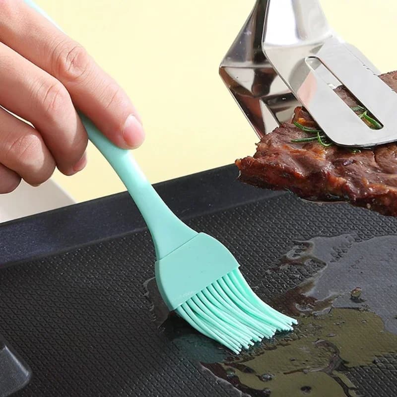 Pennello per olio in silicone alimentare per barbecue e cucina