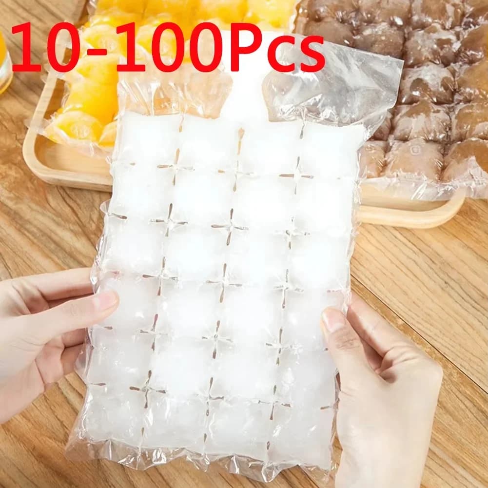 Sacchetti Monouso per Cubetti di Ghiaccio Autosigillanti (10-100 pz)